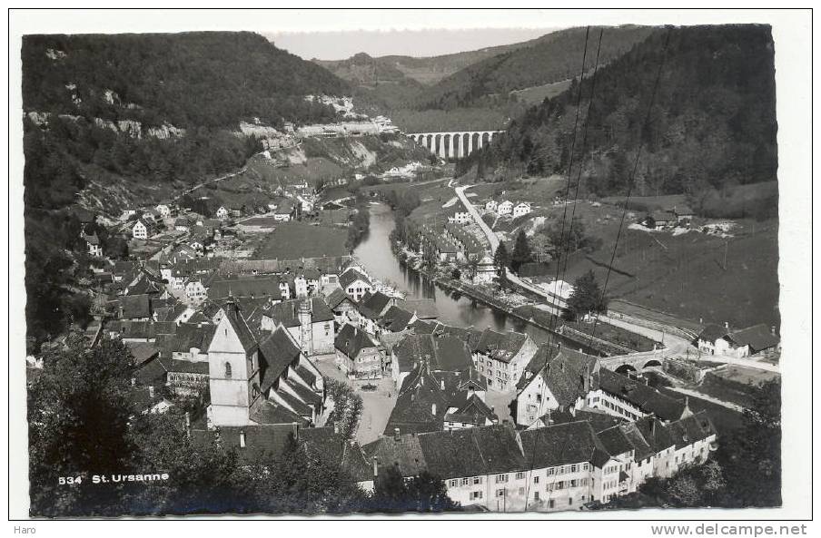 St- URSANNE - Panorama (1429) - Saint-Ursanne