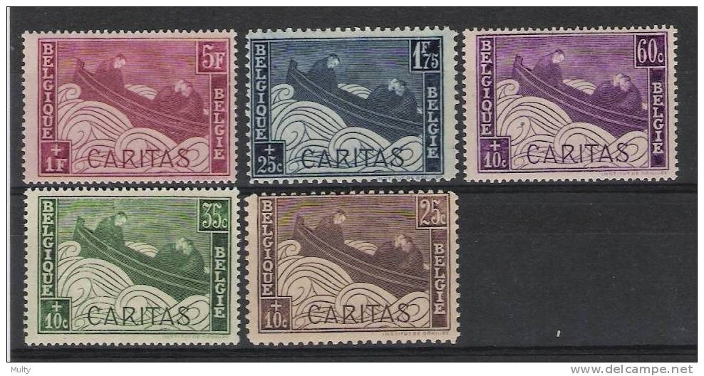 Belgie OCB 249 / 253 (*) - Unused Stamps