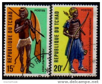 CHAD   Scott   #  277-8  VF USED - Chad (1960-...)