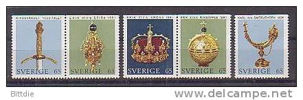 Schweden  723/27  , Xx  (1527) - Unused Stamps