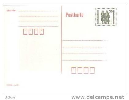 DDR, P 107 , *  (1684)* - Postcards - Mint