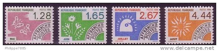 France - Préoblitérés YT Nr 190 à 193 Neufs Sans Charnière (MNH) - 1964-1988