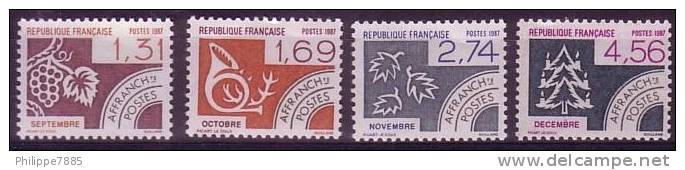 France - Préoblitérés YT Nr 194 à 197 Neufs Sans Charnière (MNH) - 1964-1988