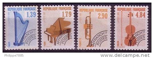 France - Préoblitérés YT Nr 202 à 205 Neufs Sans Charnière NSC (MNH) - 1989-2008