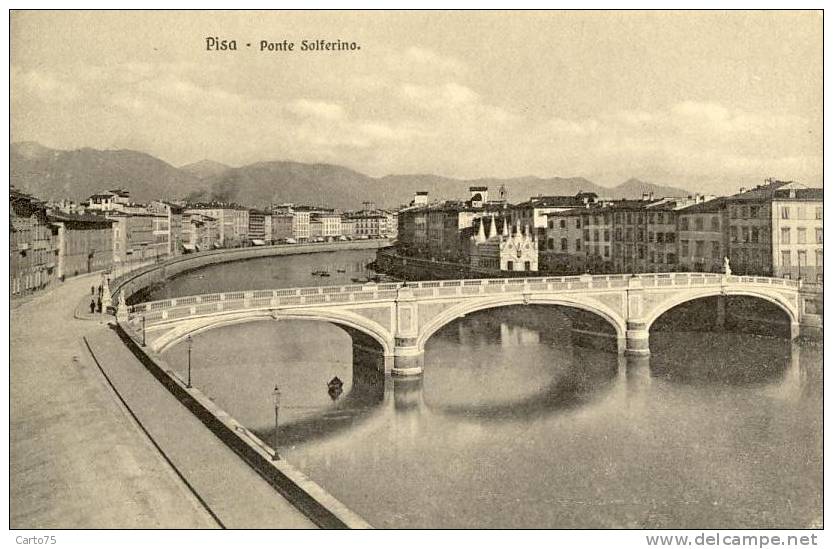 Italie - Pisa - Ponte Solferino - Pisa