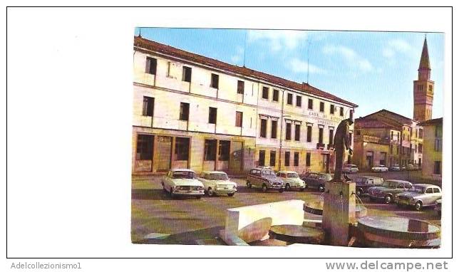 18235)cartolina Illustratoria  Pordenone - Piazza Dei Grani - Pordenone
