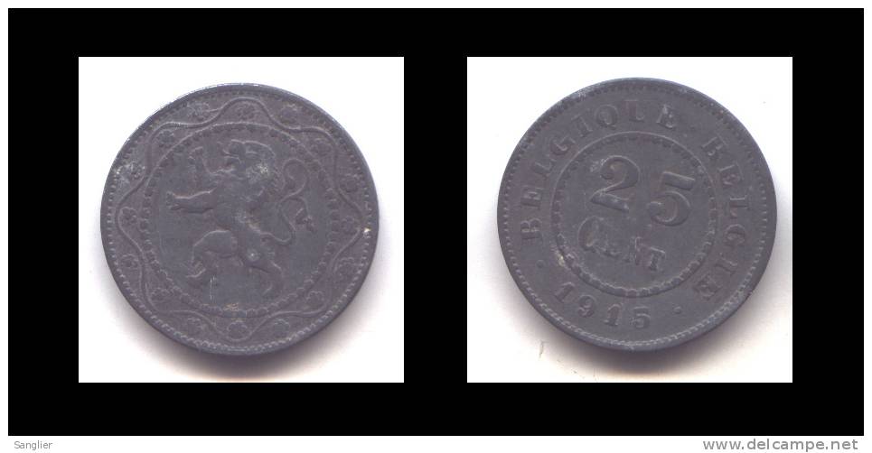 25 CENT 1915 FR-FL - 25 Centimes