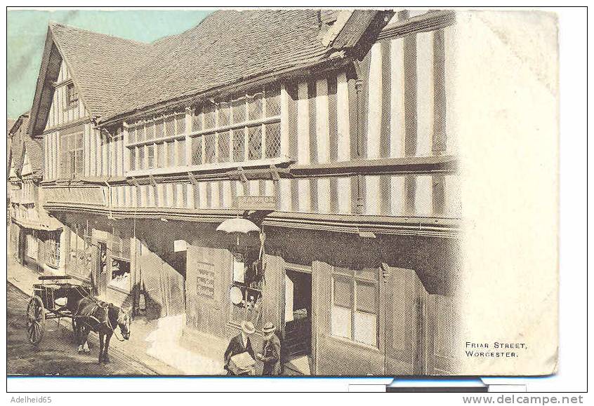 Friar Street, Worcester Animation Ca 1910 - Sonstige & Ohne Zuordnung