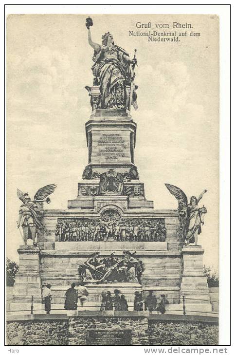 Grüss Vom Rhein - National-Denkmal Auf Dem Niederwald  ( 1431) - Rheingau