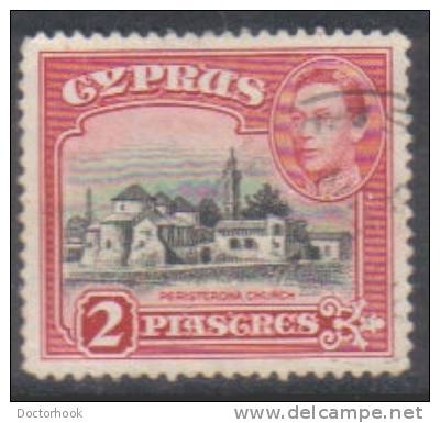 CYPRUS   Scott #  147B  VF USED - Cyprus (...-1960)