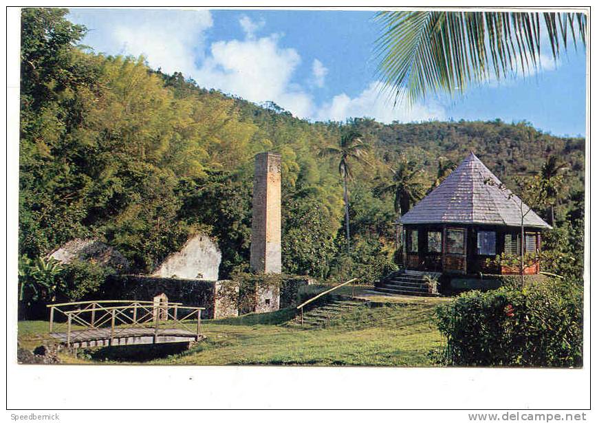 13655 Martinique Trois Ilets Domaine Pagerie, Purgerie Moulin . H Rose-rosette - Autres & Non Classés