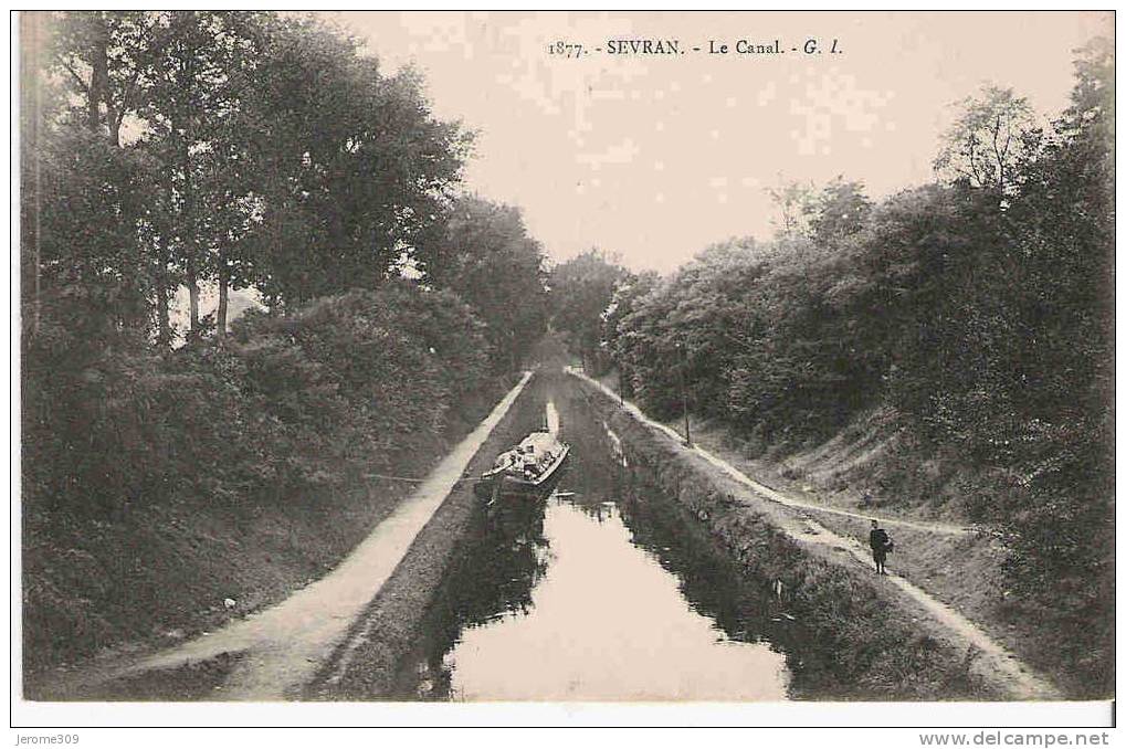 SEVRAN - (93270) - CPA - N°1877 - Le Canal - Sevran