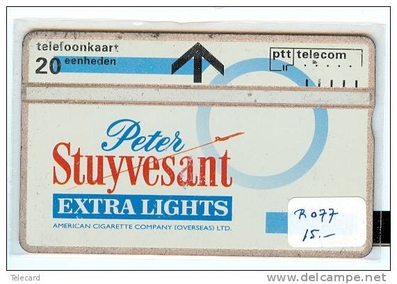 NEDERLAND (R-77) PETER STUYVESANT *  Pays-Bas Telecarte PRIVÉ Private Phonecard Telefonkarte Niederlande - Holland - Privées