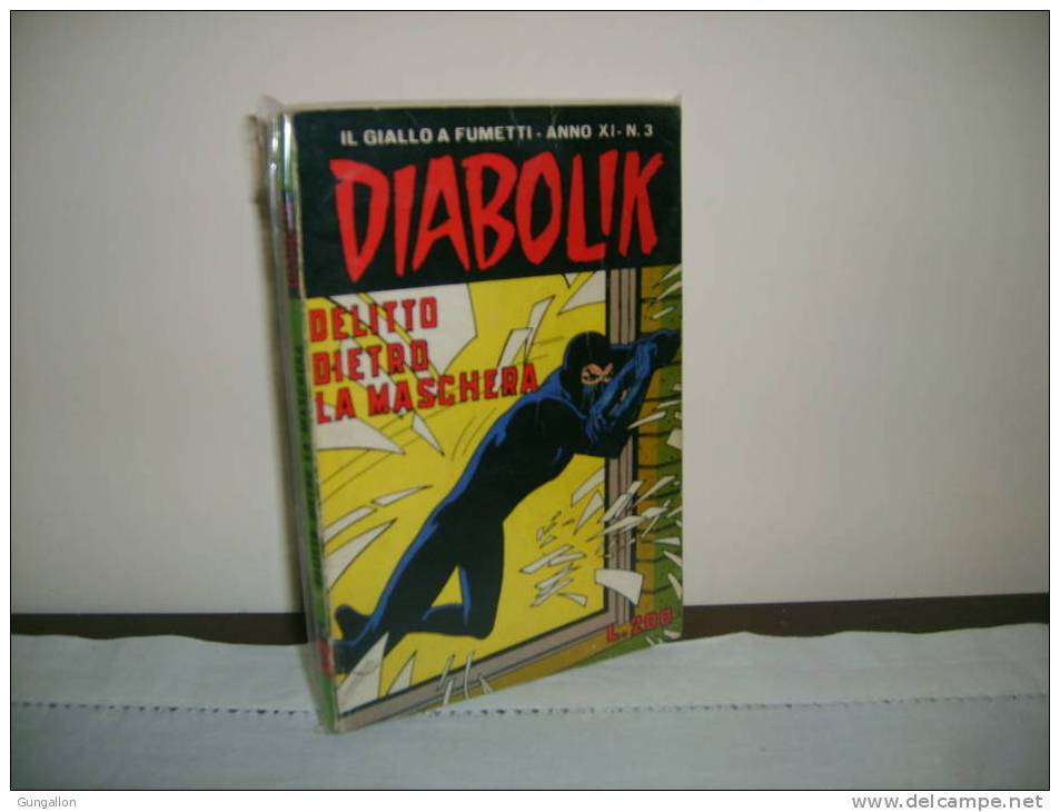 Diabolik (Astorina 1972)  Anno XI°  N. 3 - Diabolik