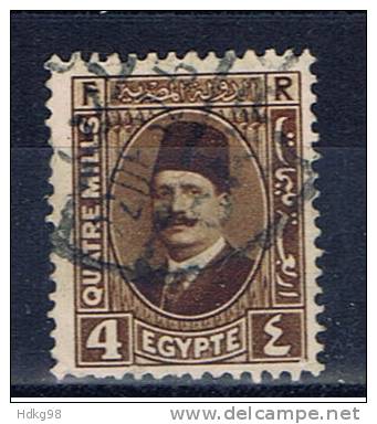 ET+ Ägypten 1927 Mi 124 Fuad I. - Used Stamps