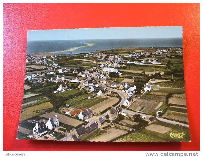 CPSM  (22-CÔTES D´ARMOR)-L´ARMOR PLEUBIAN- VUE GENERALE AERIENNE -CARTE  EN BON ETAT . - Pleubian