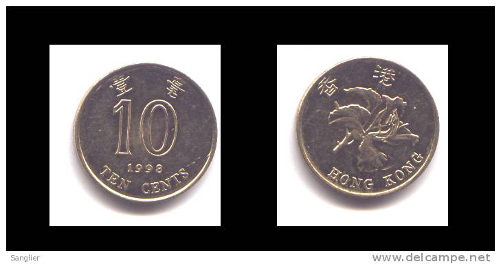 10 CENTS 1998 - Hong Kong