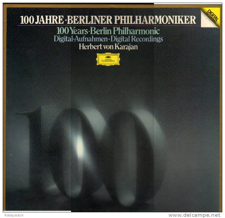 * 4LP Box *  100 YEARS BERLIN PHILHARMONIC (Germany 1982 Digital Recordings) BERLINER PHILHARMONIKER - Klassiekers