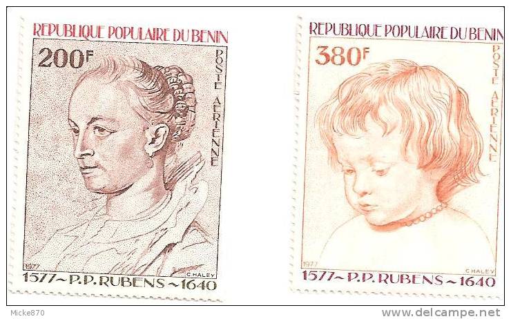 Bénin Poste Aérienne N°283 Et 284 Neuf** Rubens - Rubens