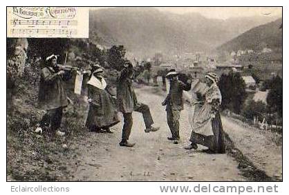 AUVERGNE Et TYPES D'AUVERGNE     63   . Danse Régionale .La Bourrée - Auvergne Types D'Auvergne