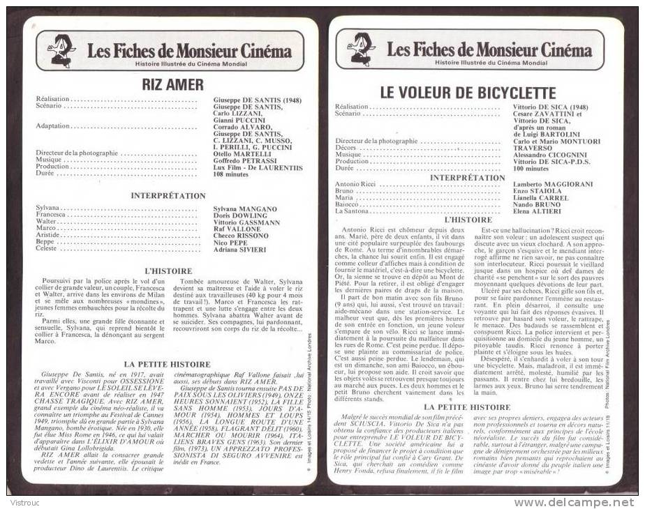 10 fiches cinéma (10 scans) : filmographie de  1947 et 48, avec  S. HOLLOWAY, J. MARAIS, S. MANGAN,...