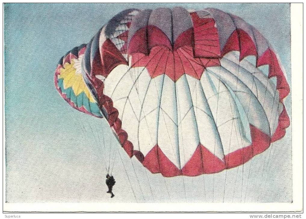 Cartolina Russa Paracadutismo Sportivo - Parachutting