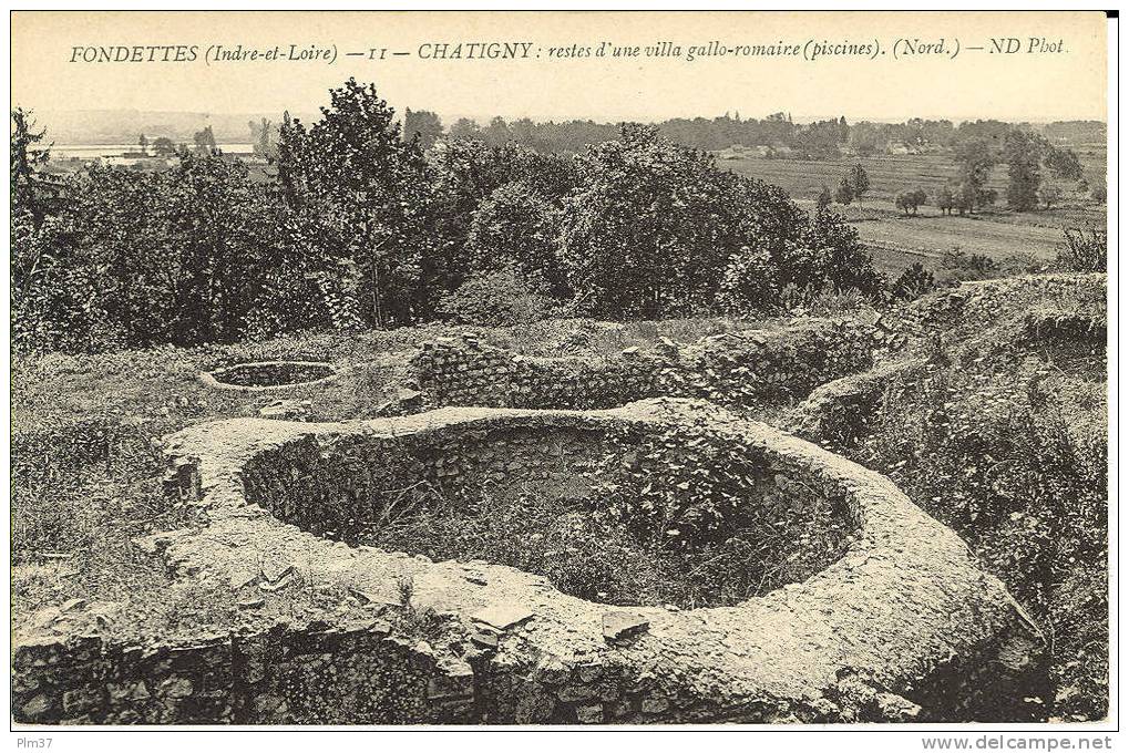 FONDETTES - Chatigny ; Restes D'une Villa Gallo-romaine - Fondettes