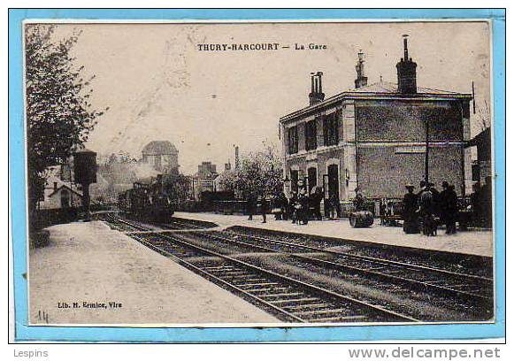 14 - THURY HARCOURT -- La Gare - Thury Harcourt