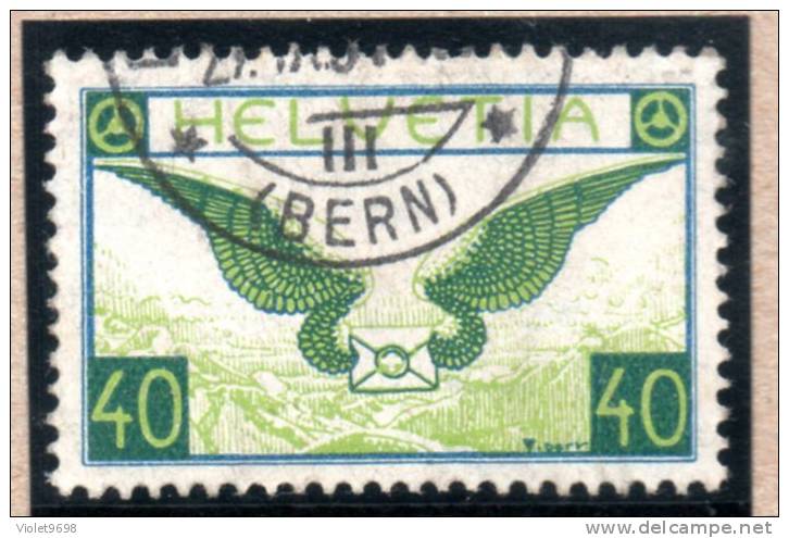 SUISSE : PA N° 14 A ° - Used Stamps