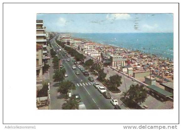 18400)cartolina Illustratoria Pescara - Lungomare E Spiaggia - Pescara
