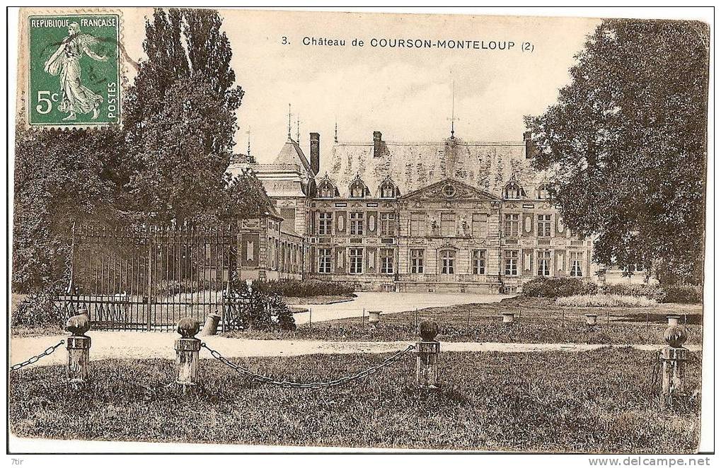 COURSON MONTELOUP Château ( En L\'état Voir Commentaires SVP ) - Essonnes