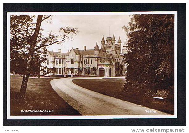 4 Real Photo Postcards Balmoral Castle Aberdeenshire Scotland - Ref 300 - Aberdeenshire