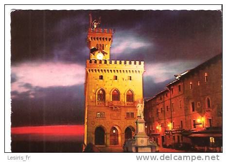 CP - PHOTO - REP DI SAN MARINO - PALAZZO DEL GOVERNO DI NOTTE - 037 - - San Marino