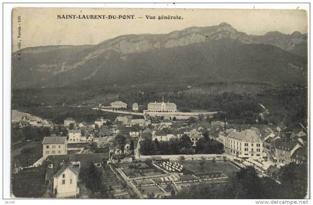 SAINT LAURENT DU PONT - Vue Générale - Saint-Laurent-du-Pont