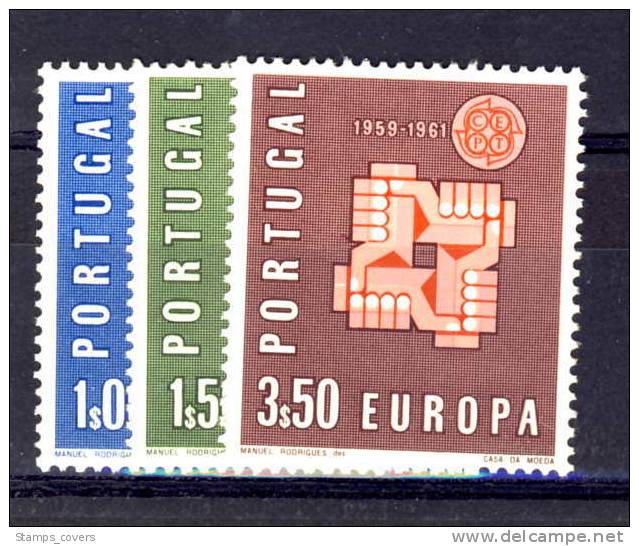 PORTUGAL MNH** MICHEL 907/09 EUROPA 1961 - 1961