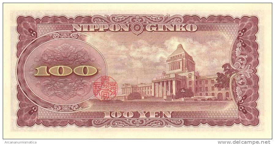 JAPON  /  JAPAN   100  YEN  1.953  KM#90C   PLANCHA/UNC/SC      DL-6637 - Japón