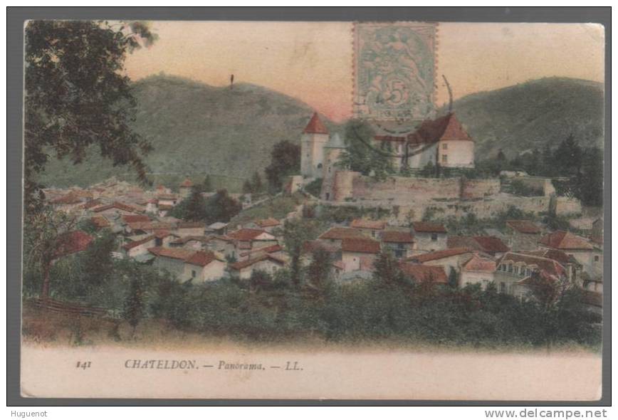 B - CARTE POSTALE - 63 - CHATELDON - PANORAMA - - Chateldon