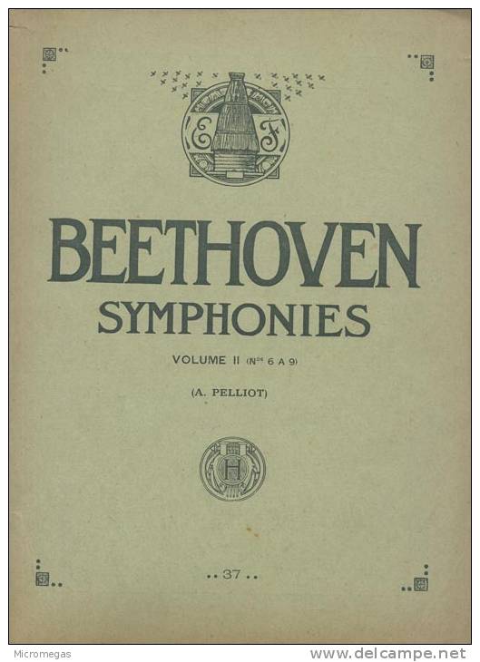 Beethoven : Symphonie N°6 à 9 Transcrites Pour Piano - Instruments à Clavier