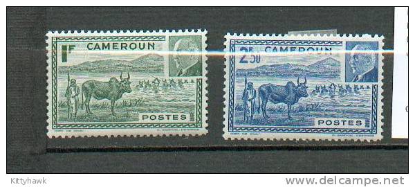 CAM 175 - YT 200-201 * Charnières Complètes - Unused Stamps