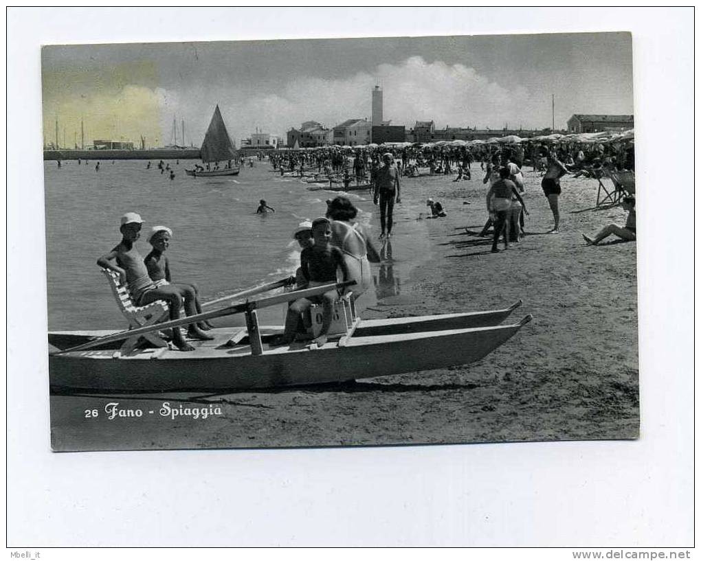 Fano 1956 Spiaggia Animata - Fermo