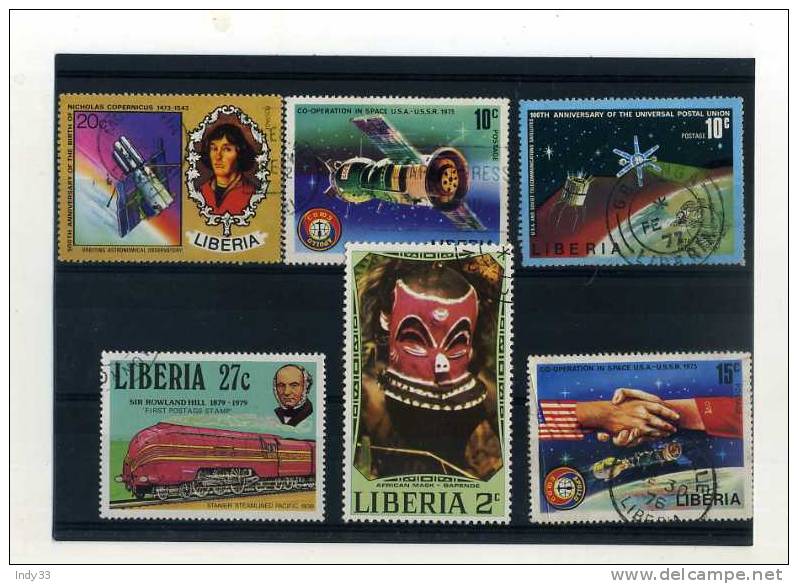 - ENSEMBLE DE TIMBRES  DU LIBERIA - Liberia