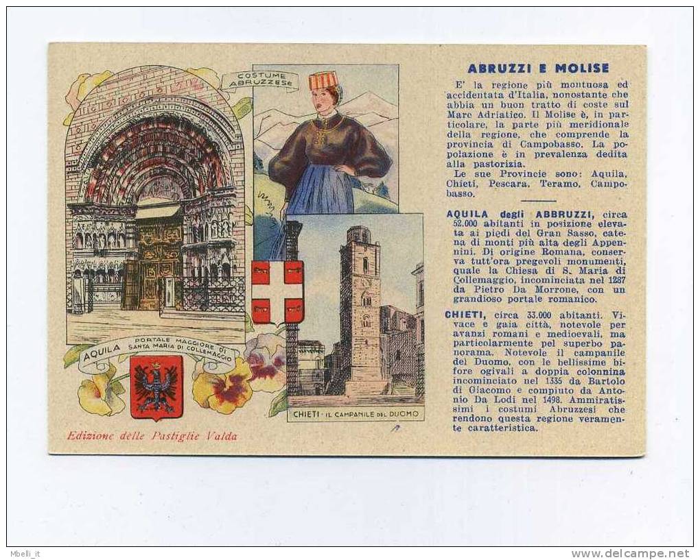 Chieti E L'Aquila 1932 Pastiglie Valda Pubblicitaria - Chieti
