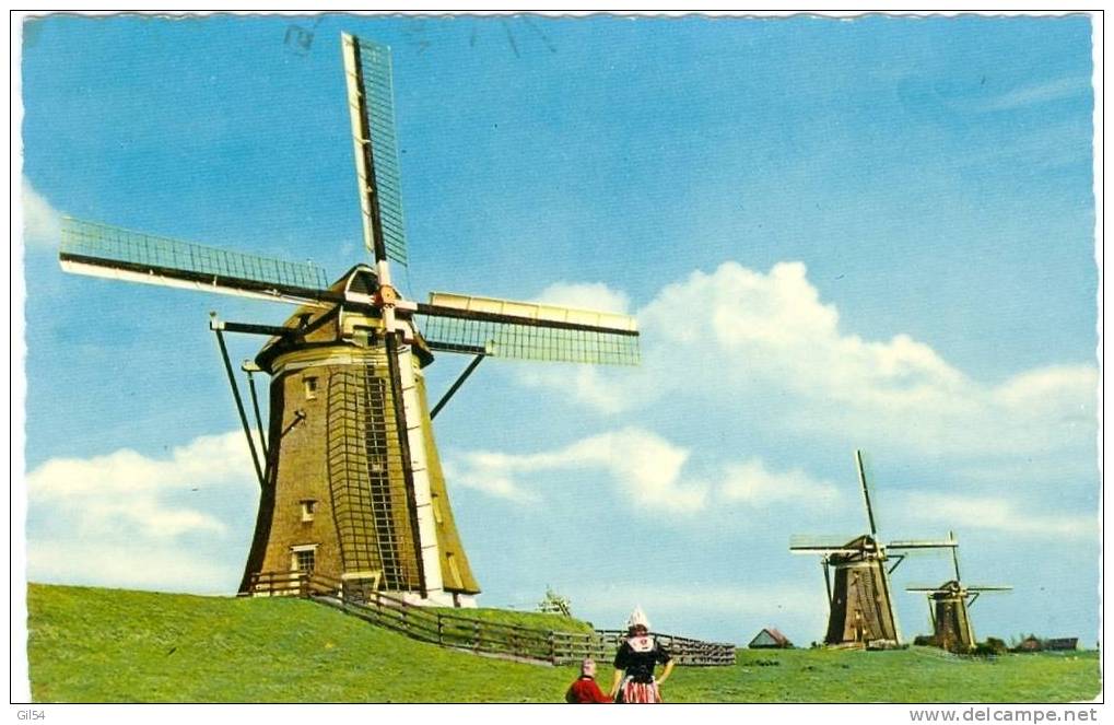 Hollandse Molen,  Dutch Windmill , Moulin à Vent  - JS31 - Leidschendam