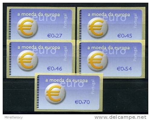 VIGNETTE D´AFFRANCHISSEMENT PORTUGAL MONNAIE EUROPEENNE - Machine Labels [ATM]