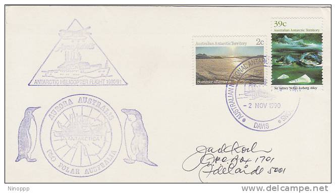 AAT-1990 Antarctic Base DAVIS  Cover - Other & Unclassified