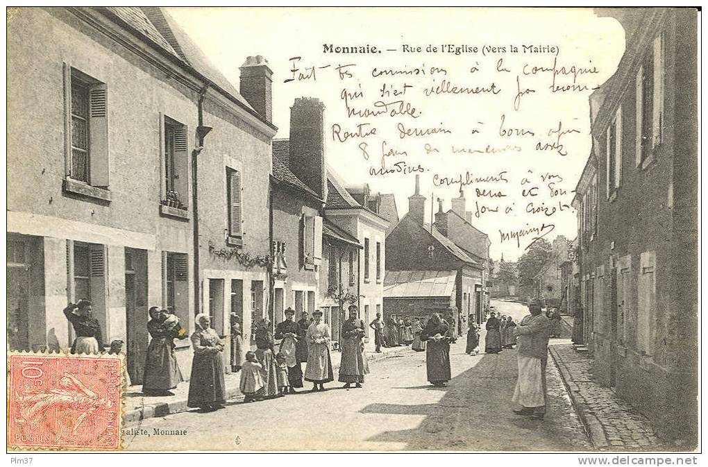 MONNAIE -  Rue De L´Eglise - Belle Animation , Parfait état - Monnaie