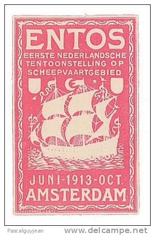 VIGNETTE ENTOS AMSTERDAM 1913 - Other & Unclassified