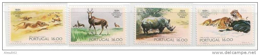 PORTOGALLO  Fauna Faune Animaux Animali - 1984 - Serie 4 Val/** - N. 1596-1597-1598-1599 - Neufs