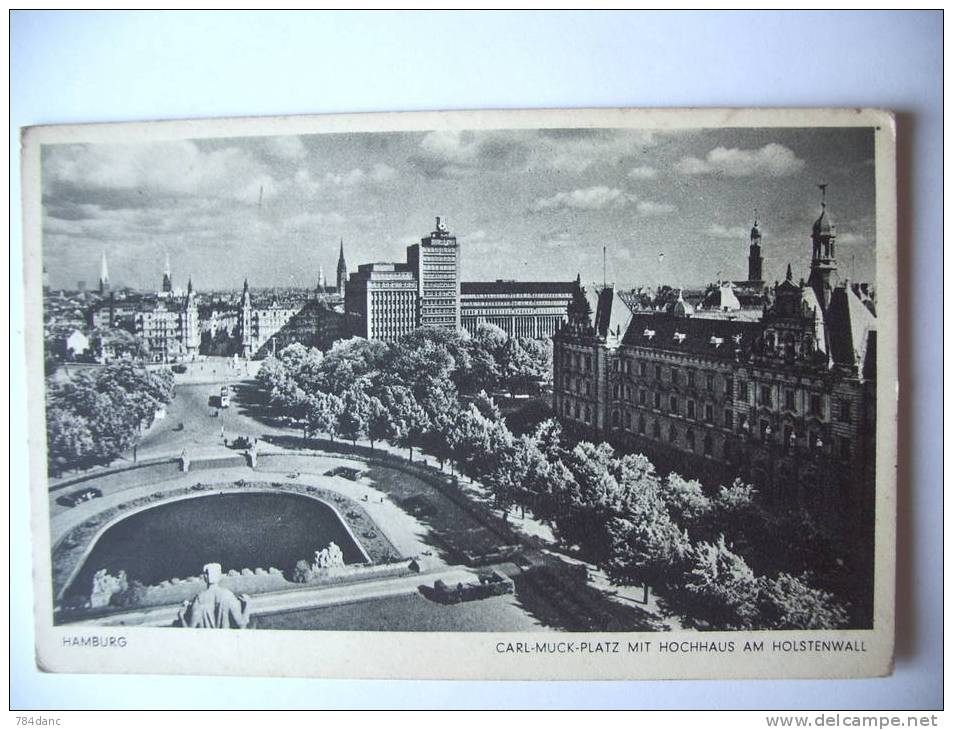 Hamburg - Karl Muck Platz Mit Hockhaus Am Holstenwall - Harburg