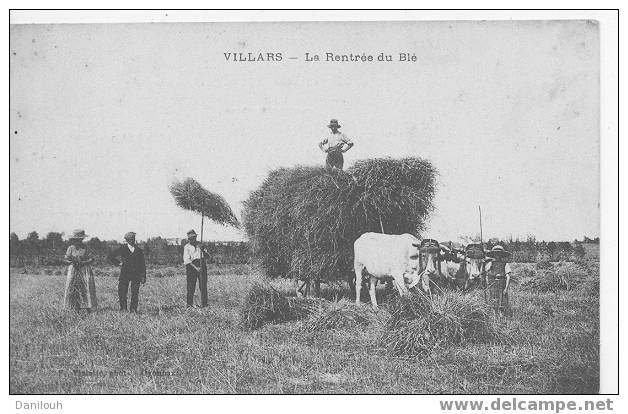 01 /// VILLARS / La Rentrée Du Blé / Fenaison, Moisson, Agriculture / ANIMEE - Villars-les-Dombes